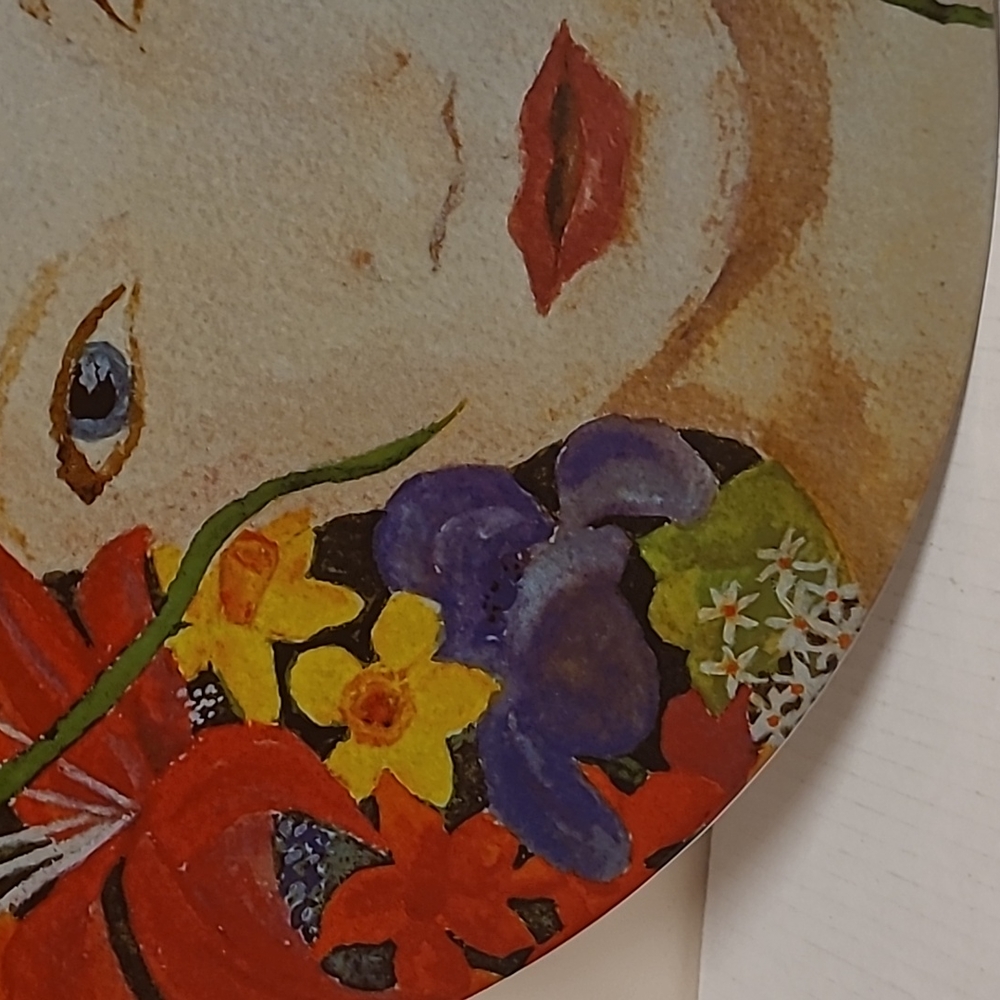 Vintage Evie and Linci Blossom Beautiful Flower Girl Wall Plate - Picture 8 of 16